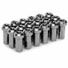 Pack écrous Rayons PROSTUF - Aluminium 4 mm / 8G (pack x36) - Titanium