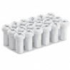 PROSTUF Aluminum Nipples pack 4 mm / 8G (pack x36) - White