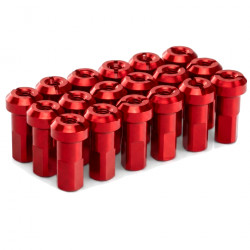 PROSTUF Aluminum Nipples pack 4 mm / 8G (pack x36) - Red