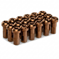 PROSTUF Aluminum Nipples pack 4 mm / 8G (pack x36) - Bronze