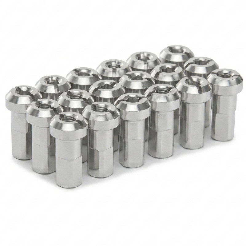 PROSTUF Brass Nipples pack 4 mm / 8G (pack x36) - Silver