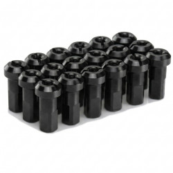 PROSTUF Aluminum Nipples pack 4 mm / 8G (pack x36) - Black