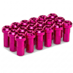 PROSTUF Aluminum Nipples pack 3.5 mm / 9G (pack x32) - Pink