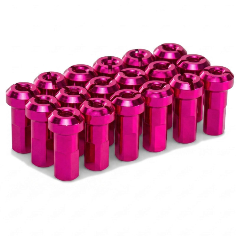 Pack écrous Rayons PROSTUF - Aluminium - 3.5 mm / 9G (pack x32) - Rose