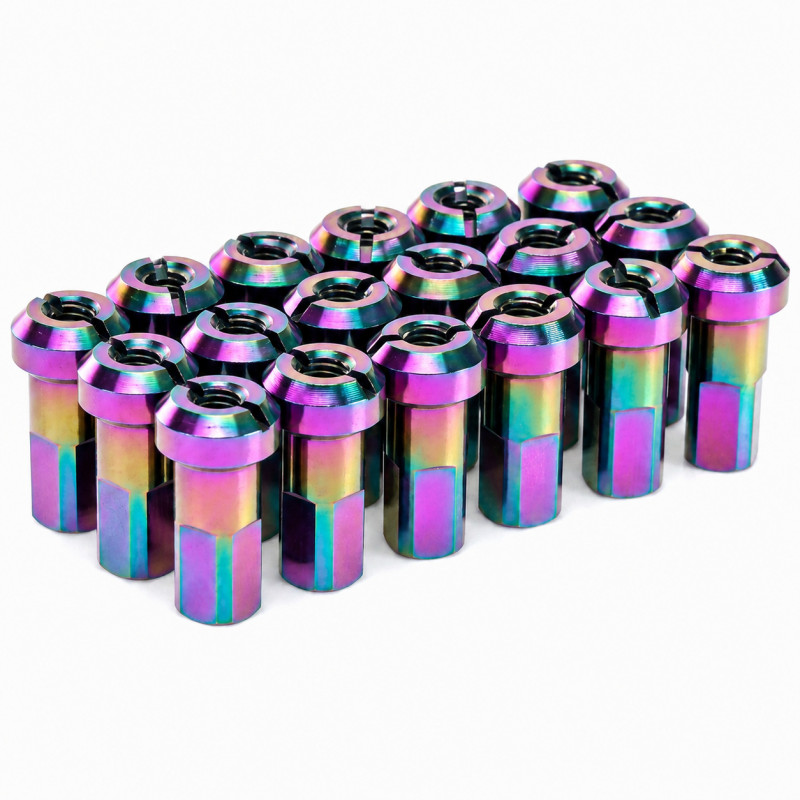 PROSTUF Aluminum Nipples pack 4 mm / 8G (pack x36) - Rainbow