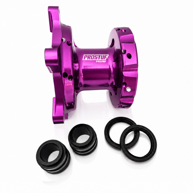 Moyeu Avant PROSTUF - Honda 125-500 CR 95-07 + 250 CRF 04-25 + 450 CRF 02-25 - Violet