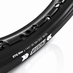PROSTUF front / PROSTUF rear rim - 14 x 1.60 - Black