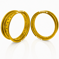 PROSTUF front rim + rear rim - 17x3.50 & 17x4.50 - Gold
