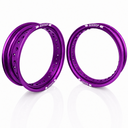 PROSTUF front rim + rear rim - 17x3.50 & 17x4.50 - Purple