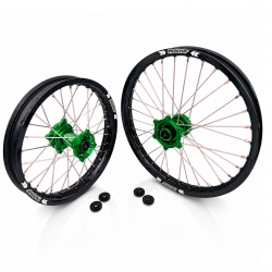 Paire de roues MX PROSTUF - Kawasaki 85 KX 93-26 - Petites roues - Personnalisable