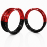 PROSTUF front rim + rear rim - 17x3.50 & 17x4.50 -  Red/Black